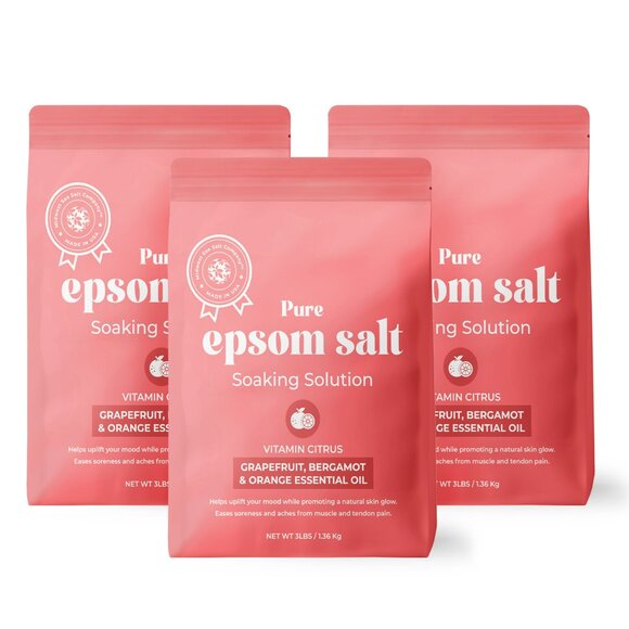 Pure Epsom Salt Soaking Solution - Vitamin Citrus - 3lbs - Picture 5 of 8
